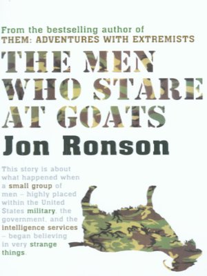 cover image of The men who stare at goats